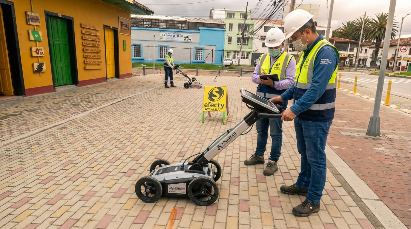 Operación de Georadar GPR